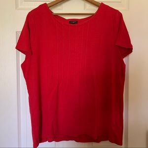 Talbots, red women’s short sleeve T-shirt.